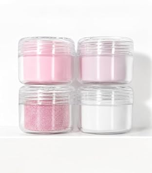 SNS Dip Powder Nail Kit, Dipping Powder Starter Kit Pink & Sparkles - Long-Lasting Dip Nail Colors for Stronger Nail Beds - Dip Powder Nail Color for At-Home DIY Nail Enthusiasts