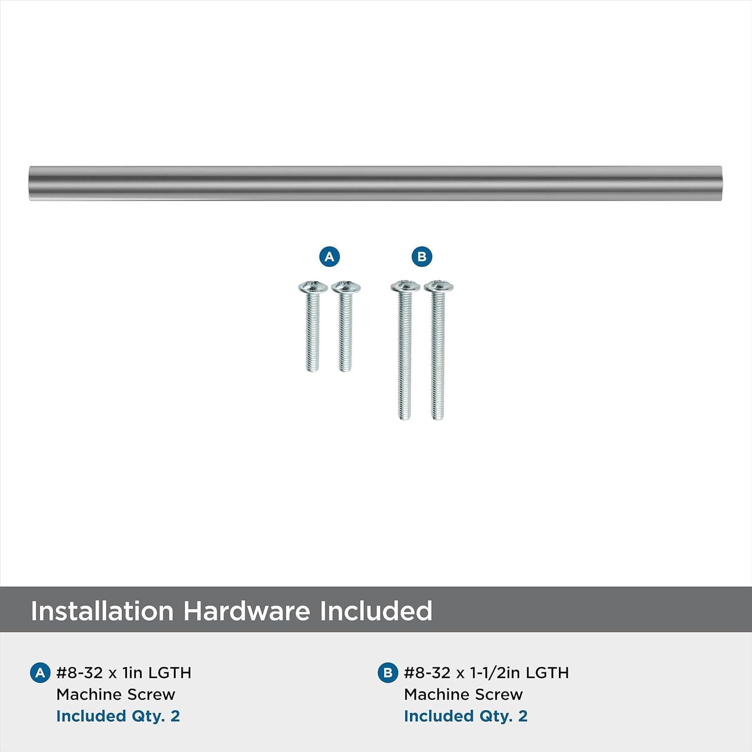 Amerock, Polished Chrome, 8-13/16 in. Center-to-Center - Image 4