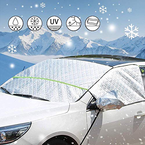 Preisvergleich Produktbild Aokebeey Autoscheibenabdeckung Ultraviolettstrahlungabdeckung Hitze Cover Dicke Windschutzscheibe für Scheibenwischer Reflekto und Fenster