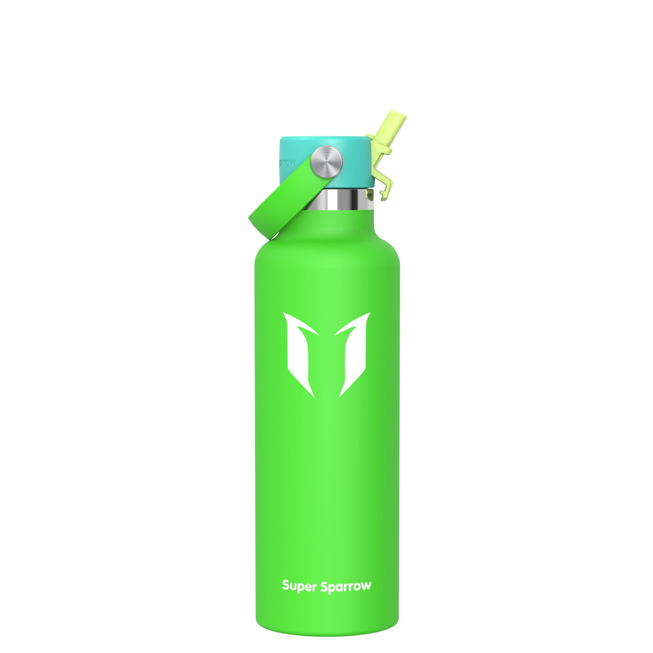 Super Sparrow Borraccia Termica, Acciaio Inox Bottiglia Termica - 350ml, 500ml, 750ml, 1L - Senza BPA Borracce, Borraccia Bambini per Scuola, Sport, Campeggio, Yoga, Palestra, Ciclismo