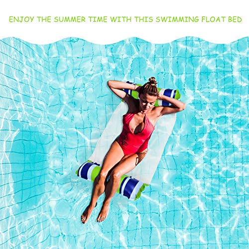 TOYANDONA Piscina Flutuante Água Cama de Rede Durável Almofada Cadeira Flutuante Cama Flutuante Infl