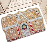 Weihnachts-Außenmatten für die Haustür, Weihnachts-Fußmatte, Bodenmatte für den Innenbereich,Weihnachtsdekorationen, rutschfeste Wintermatte für Zuhause, Küche, Badezimmer, Weihnachtsdekoration