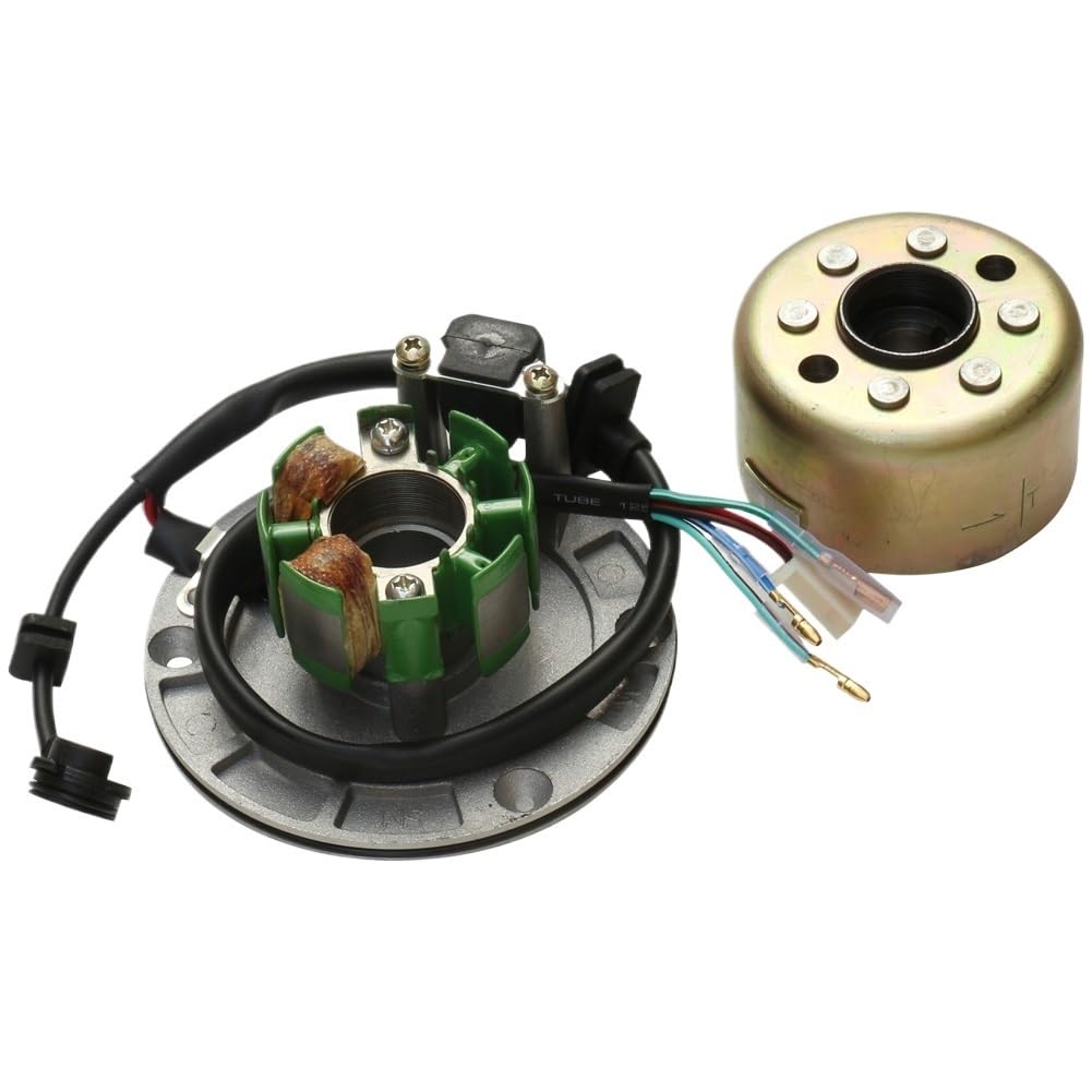 Motos Generador Bobina Estator Piezas De Motocicletas, Accesorios, Bobina De 2 Polos, Kit De Rotor De Volante De Inercia De 4 Cables para Piezas De Dirt Pit para ZongShen 150CC