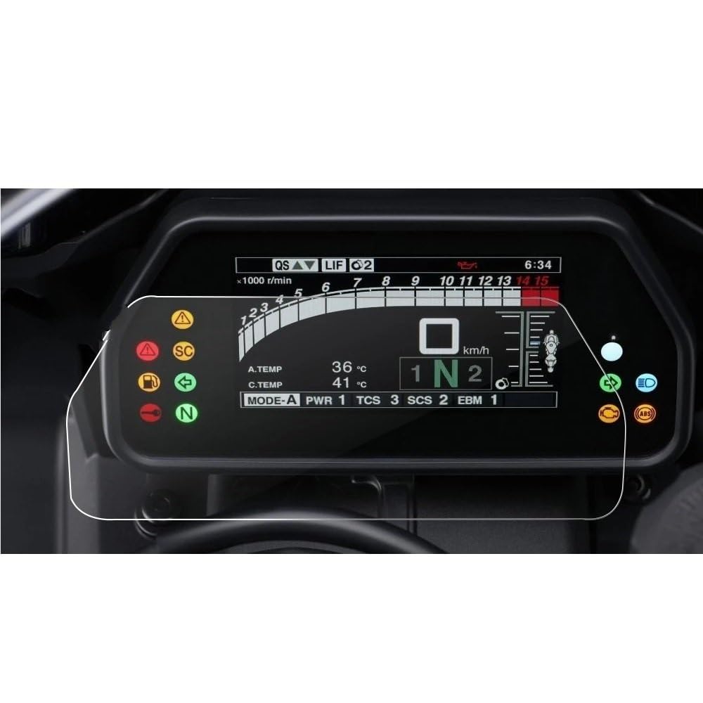 Per YZF R1 R1M 2022 2021 Moto Scratch Cluster Protezione Strumento Accessori Schermata Dashboard(4pcs)