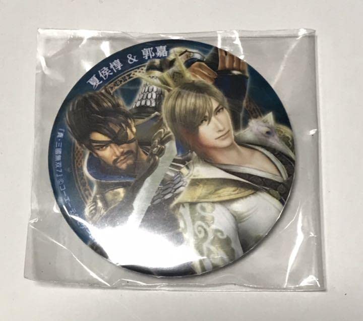 真・三國無双 夏侯惇 缶バッジ】夏侯惇 真·三國無双 ORIGINS びっく
