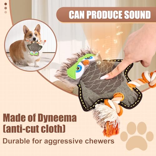 Juguetes mordibles y sonoros para perros duros miniatura 3