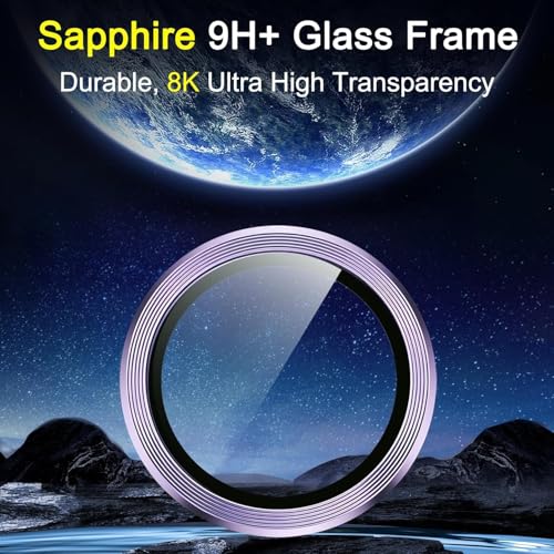 Image of PACK 2 MAHIX Camera Lens Protector for Samsung Galaxy S26 Ultra Purple AR AF Coated 9H Tempered Glass Camera Guard, Anti Drop, Scratch Resistant Camera Lens, Case Friendly Waterproof Heavy Duty UHD Clear Camera Cover
