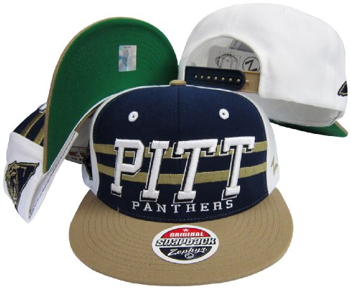 Pittsburgh Panthers Snapback Ajustable Blanco miniatura 1