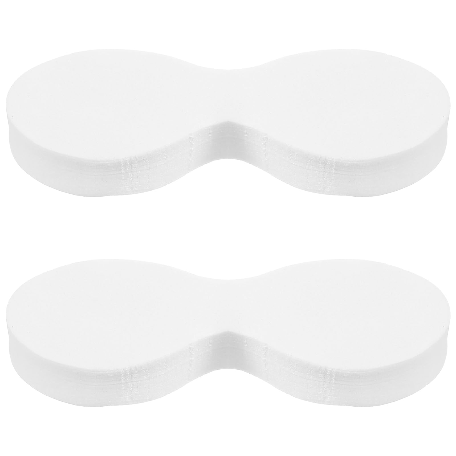 Sibba 200 Sheets Disposable Non Woven Eye Care Cotton Paper Facial Eye Pads Spa DIY Clear Eye Mask