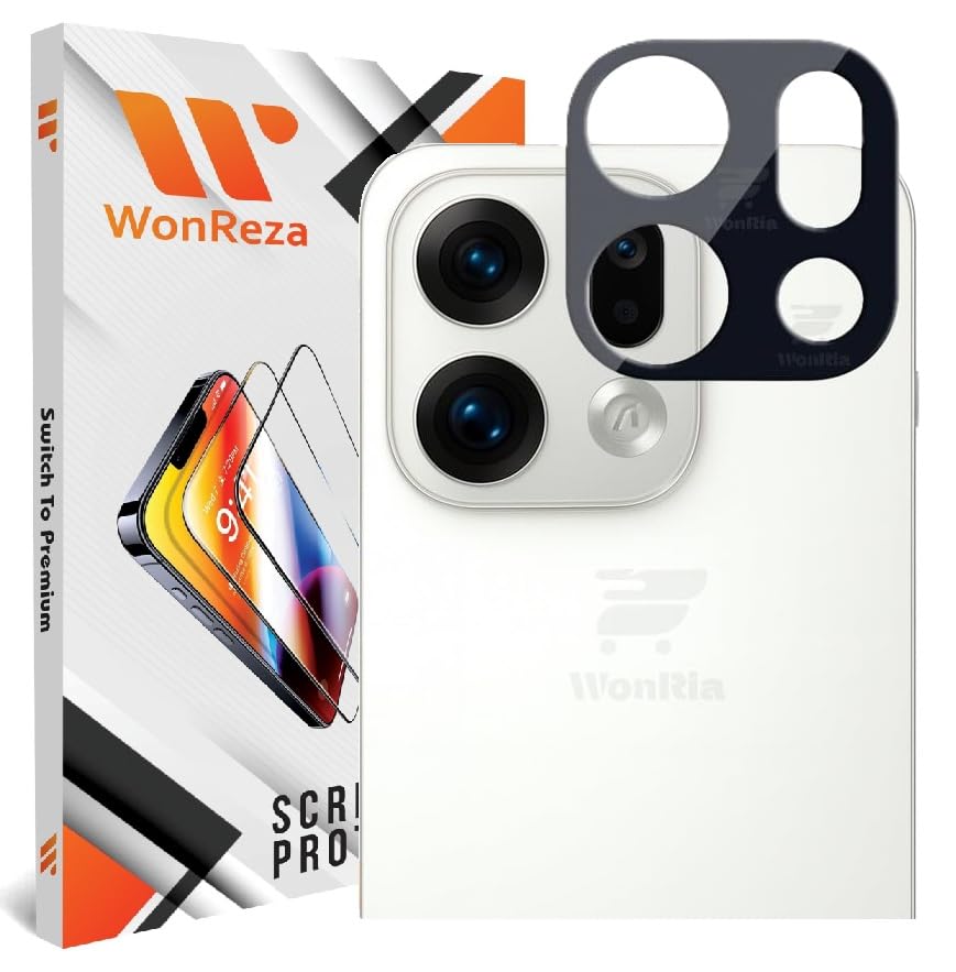 Image of Pack 1- Back Camera Glass Protector for Oppo Find X9 Pro 5G [3D Premium] Camera Glass Protector (Black)