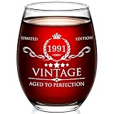 30th Birthday Gifts for Women and Men - 15oz Wine Glass - 30th Birthday Decorations for Her - 30th Anniversary Ideas for Her, Mom, Dad, Husband, Wife - 30 Years Gifts