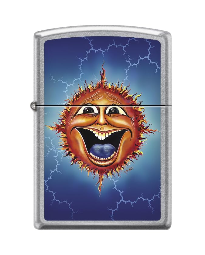Encendedor Zippo Happy Sun Art Mike Dubois miniatura 1