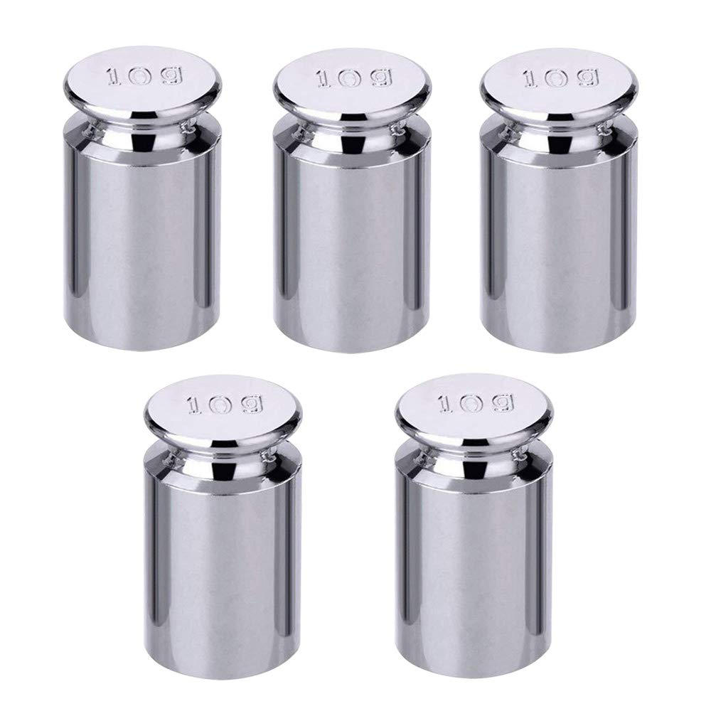 Eagles 5 Pieces 10g Scale Weights for Digital Scale Balance, Chrome Plating Calibration Gram Weights for Electronic Scales-image-33