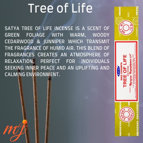 Original Satya Nag Champa Tree Of Life Incense Sticks - Image 2