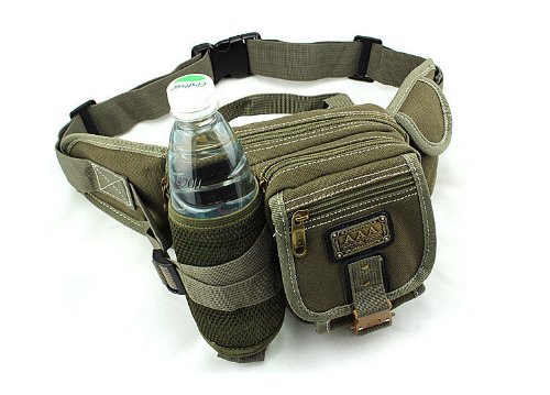 Aaa Multifunctional Vintage Waist Pack With Water Bottle Holder