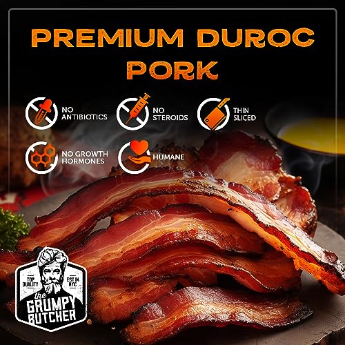 Image of Grumpy Butcher Variety Grill Meats Gift Box, 4.5 lb - Premium Duroc Pork Bacon, Grilled Chicken Breasts, Artisan Beef & Pork Meatballs, Chicken Sausages - Frozen Gourmet BBQ & Food Gift Set