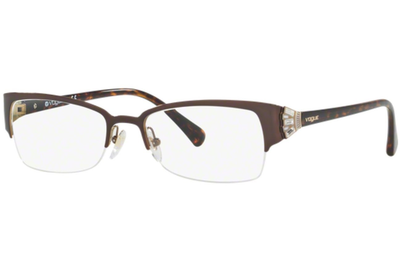 Vogue Damskie oprawki do okularów, Brown/Pale Gold, 50