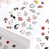 metagio 100 Stück Emaille Charms Anhängerk, Sortierte Schmuck, DIY Basteln Charms Anhänger Halskette Armband Making Zubehör #2