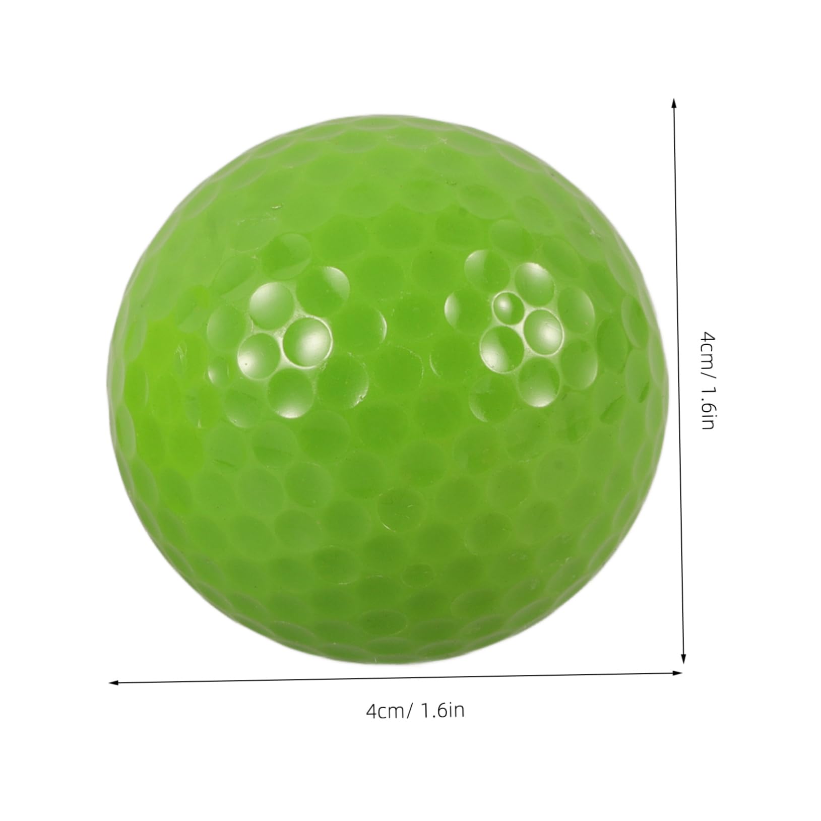 BCOATH Beginner Golf Training Balls 5pcs Practice Balls Non-Fading Abrasion-Resistant for Golf Skills Improvement
