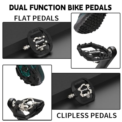 BUCKLOS Nylon SPD Pedals