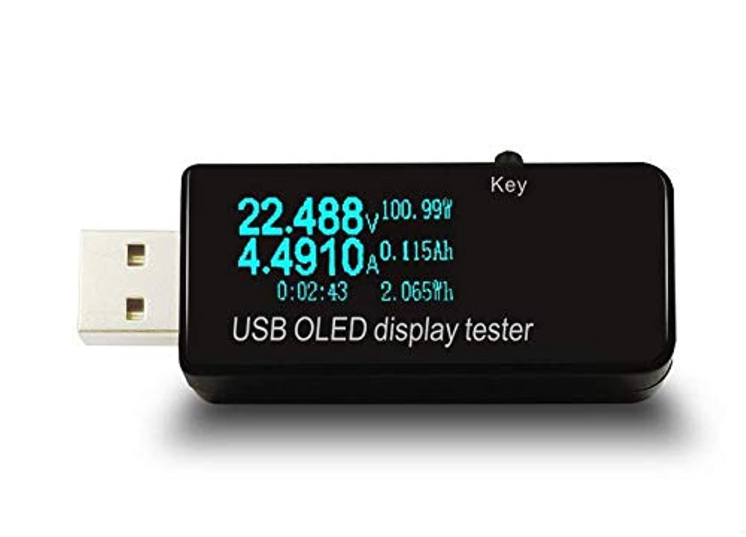 OLED 128x64 USB Tester DC voltmeter current voltage Meters Power Bank battery Capacity monitor qc3.0 Phone charger detector