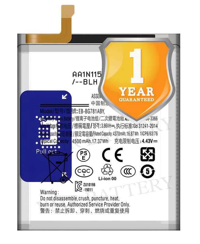Image of Original EB-BG781ABY Battery for Samsung Galaxy A52 4G (SM-A525F) | A52 5G (SM-A526B) | A52s 5G (SM-A528B) | F52 5G (SM-E5260) | S20 FE 4G (SM-G780F) | S20 FE 5G (SM-G781B) - (4500mAh) 1 Year Warranty
