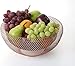 Nifty Solutions 7511COP Double Wall Mesh Decorative and Fruit Bowl, Large, Copper
