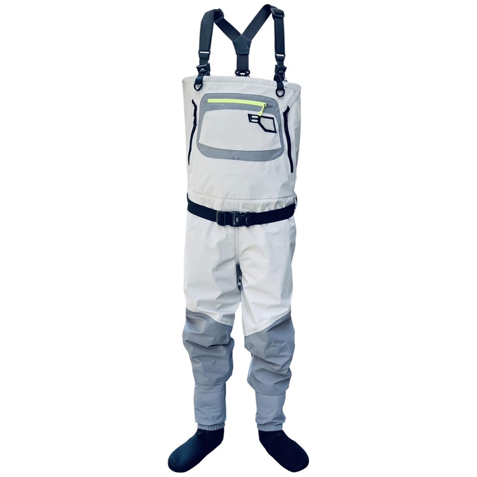 GGNPCWW Wading Suit Traspirante Pesca Stockingfoot Petto Vita Convertibile Trampoliere Impermeabile Neoprene Boot Kayak Hip Wading Pantaloni Per Uomini e Donne