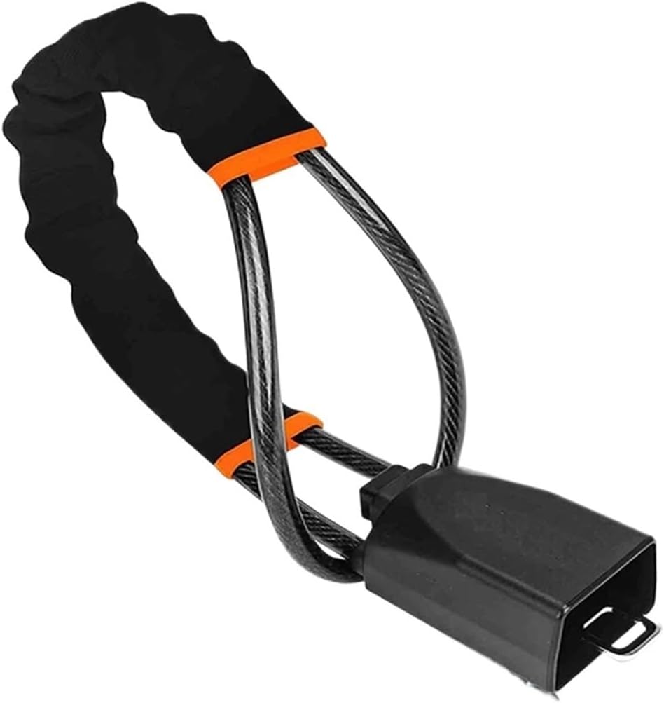 1Set Theft Prevention Device Lock Truck SUV Van RV Car Steering Wheel Lock with Fit for Seat Belt Buckles Sturdy Lock(Yellow)