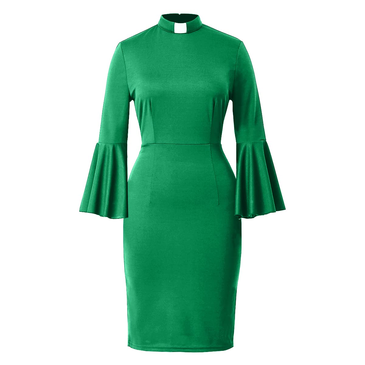 BPURB Clergy Dresses for Women Plus Size Ministers Outfit Casual Dress