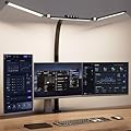 Large Desk Lamps for Home Office, 39.3" Architect Desk Lamp with Clamp, 24W Ultra Bright LED Desk Light Stepless Dimming Eye-Caring Office Desk Lamp for Study Work