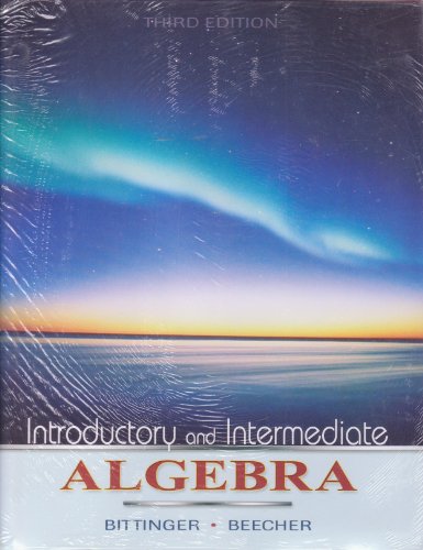 Introductory and Intermediate Algebra, Books a ... 0321483391 Book Cover