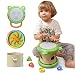 Tumama Juguetes Musicales para Bebes,Bebes Instrumentos Musicales Tambores Electronica para niños,niños Juguetes...