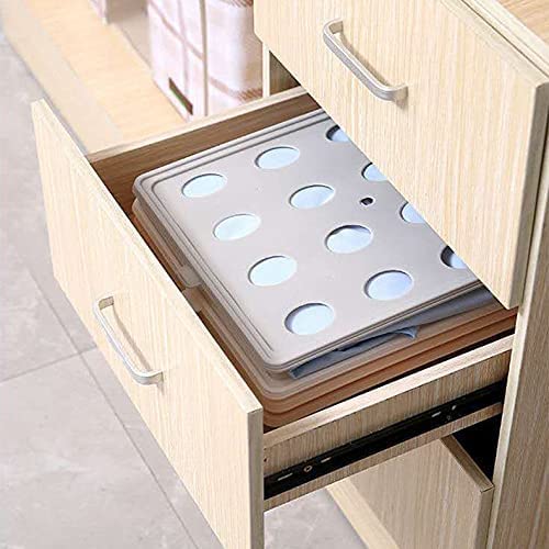 mechdel Effortless Closet Organizer/Shirt Organizer for Men/T Shirt Organizer/Sare Organiser/jeans/pants/iron clothe tray/Folding Board for Shirts (GREY, 10PCS)Made in India 5