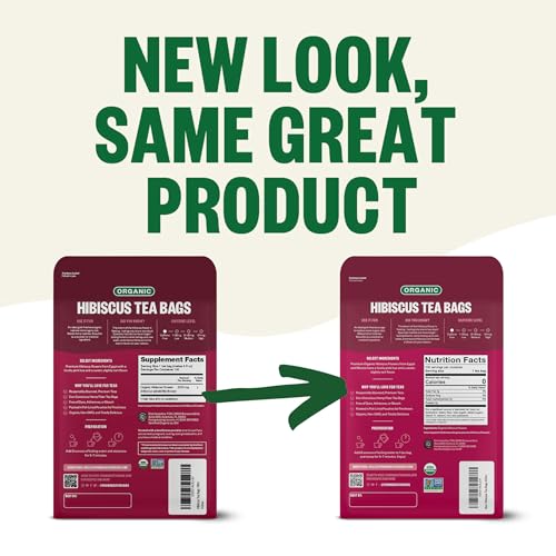 FGO Organic Hibiscus Tea – USDA Organic & Non-GMO, Eco-Conscious Fiber Tea Bags, Caffeine-Free Herbal Tea, Rich in Antioxidants, No Dyes or Chemicals, Ideal for Hot or Iced Tea,100 Count (Pack of 1) - Image 5