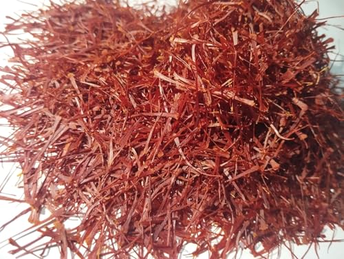 Image of Shitalam Kashmiri Saffron (Kesar) 1gram Premium Grade A+ Long Red Threads, Pure Handpicked Original Mongra Kesar for Milk, Tea, Biryani, Sweets, Desserts & Skincare, 1g Pack