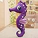 KXCAQ 80 cm Coloré Hippocampe en Peluche Animal en Peluche Lovey Poupées pour Enfants Jouet Décoration De La Chambre De Bébé Anniversaire Cadeau De Vacances 80cm4