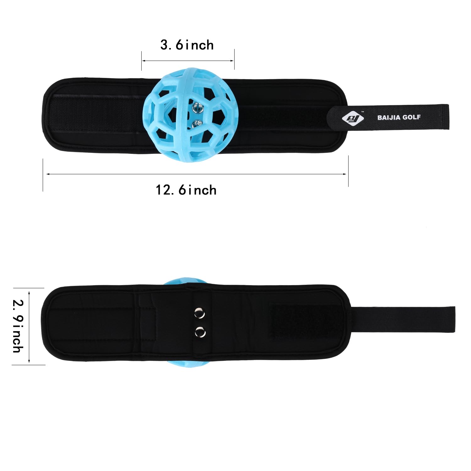 Flooobuys Golf Trainer Ball - Wrist Training Aid for Improving Hand Positioning and Swing Posture Correcting - Blue