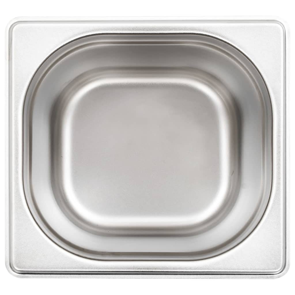 Bandejas Gastronorm 8 unidades GN 1/6 150 mm acero inoxidable,Casa y jardín,Cocina y comedor,Accesorios para aparatos de cocina,Accesorios para mesas de vapor,Cubetas para mesas de vapor-50908