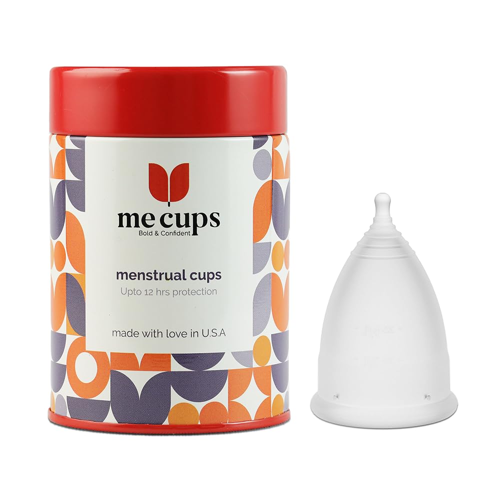 Me Cups Bold & Confident Reusable Menstrual Cup For Women Made in U.S.A - With Cotton Pouch, Ultra Soft, Odour and Rash Free, Leakage Proof, Protection for Up to 12 Hours (LARGE) (B0DJ2PTCRP) Amazon Price History, Amazon Price Tracker