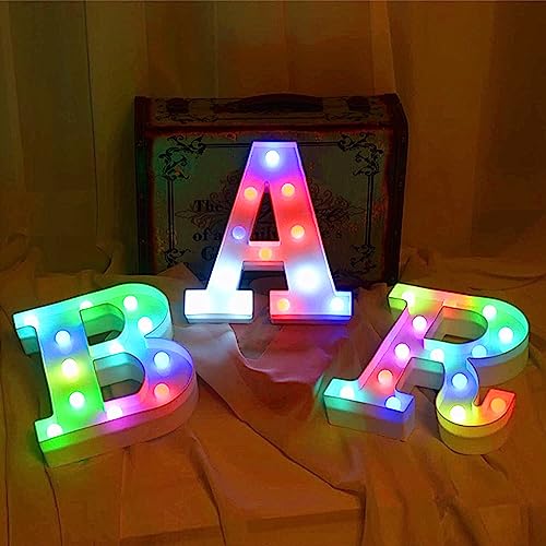 Tinysiry Luce decorativa con lettere a LED