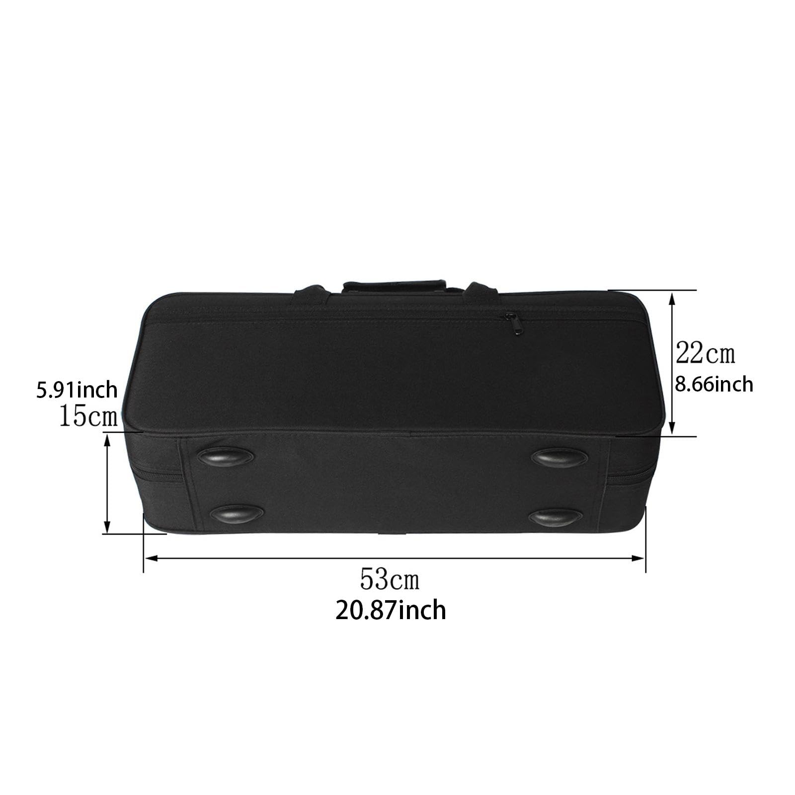 LOVIVER Sac de Transport pour Trompette Étui de Transport pour Trompette Accessoires pour Instruments Étui de Protection Pochette pour Instrument de Musique