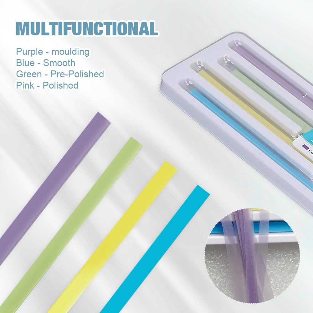 Mizikuu Papel de lija dental 60 piezas tira de pulido interdental para higiene bucal