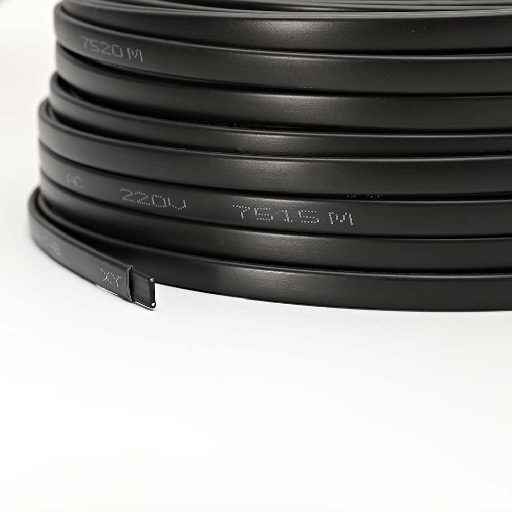 Cable Calefactor de autocontrol, tubería de Drenaje de 8 mm, protección anticongelante, línea de descongelación y deshielo de 20 W/m-30M