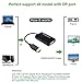 CableDeconn Multi-Function Displayport Dp to HDMI/DVI/VGA Male to Female 3-in-1 Adapter Converter Cable