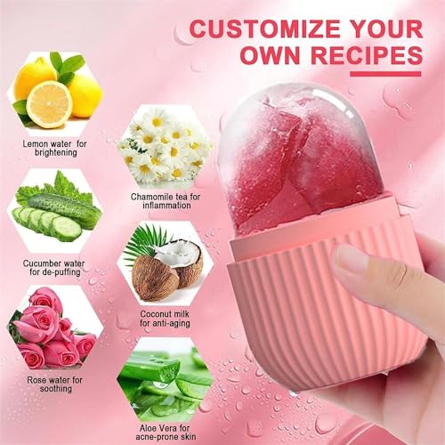 Image of Hair Scalp Manual Massager Shampoo Brush & Face ice roller massager with Head massager Scalp Scratcher 12 Finger Body Relaxing Hair Massage Soft Silicone (Head Massager+Shampoo Brush +Ice Roller)- Multicolor