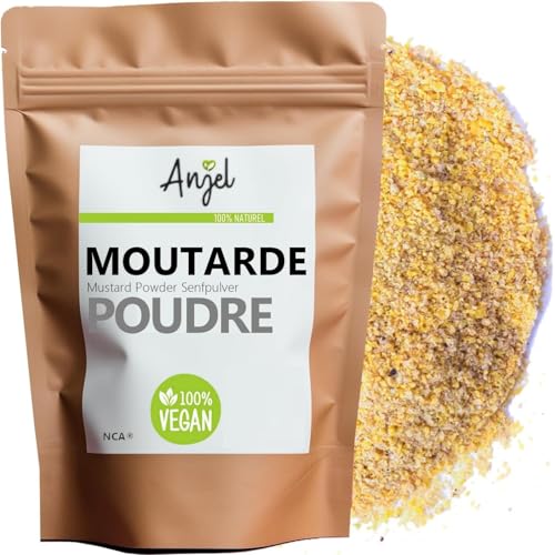 Poudre de Moutarde Jaune - Graines Entières Moulu pour Moutarde Jaune Fabrication Maison - NCA (100)
