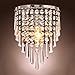Produktbild Lightess Kronleuchter Wand Kristall Wandlampe Moderne Wandleuchte Kristalllampe Kristall LED Wandleuchte Silber E14 für Wohnzimmer Schlafzimmer Flur Esszimmer Restaurant Hotel küche.