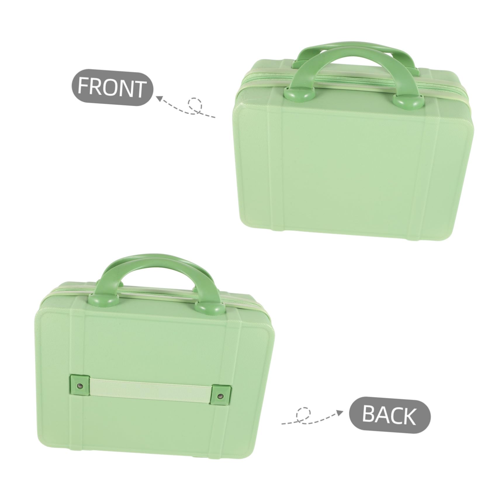 Mini Schminkkoffer Reise Kosmetikkoffer Tragbare Kosmetiktasche Hartschalen Make Up Tasche Kleiner Schminke Koffer für Damen Aufbewahrungsbox für Make-up Schmuck und Utensilien