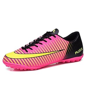 Kinderen Voetbalschoenen Heren Indoor Outdoor Voetbalschoenen Atletisch Turf Mundial Team Cleat Hardlopen Sport Lichtgewicht Ademend Anti-slip Demping Schoenen Roze 39